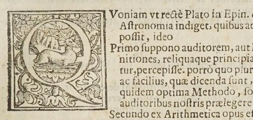 An illustration from Sphaera mundi, seu, Cosmographia demonstratiua, ac facili methodo tradita : in qua totius mundi fabrica, vna cum nouis, Tychonis, Kepleri, Galilaei, aliorumq́; astronomorum adinuentis continentur : accessere I. Breuis introductio ad geographiam. II. Apparatus ad mathematicarum studium. III. Echometria, idest geometrica tractatio de echo. IV. Nouum instrumentum ad horologia describenda : opus posthumum : correcta à multis mendis, quibus scatebat, 1653, leaf 17