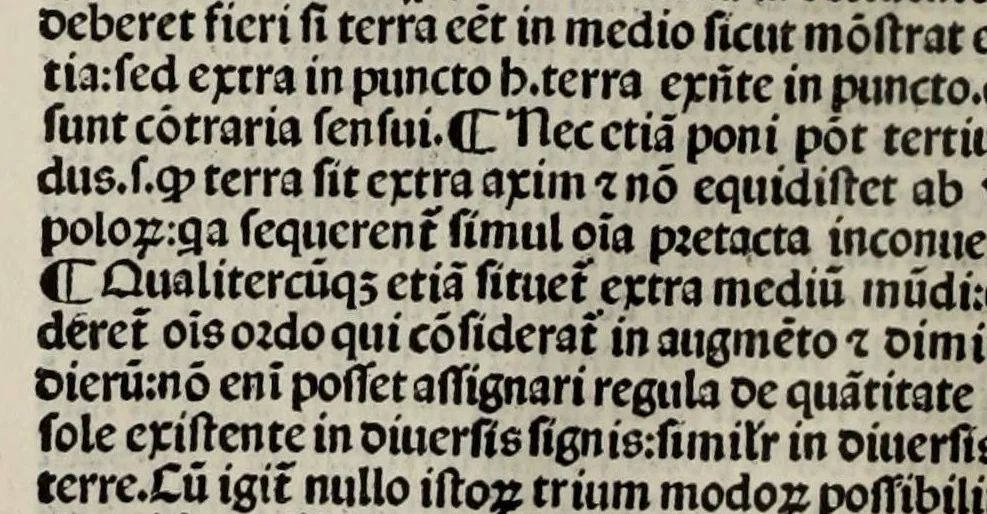 An illustration from Sphera cum commentis in hoc volumine contentis videlicet .., 1518, leaf 84