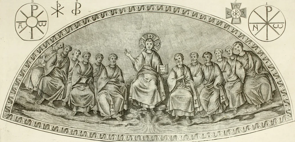 An illustration from Spiegazione e riflessioni del P. Giuseppe Allegranza domenicano sopra alcuni sacri monumenti antichi di Milano, 1757, leaf 211