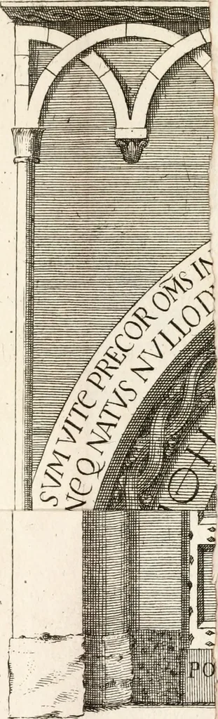 An illustration from Spiegazione e riflessioni del P. Giuseppe Allegranza domenicano sopra alcuni sacri monumenti antichi di Milano, 1757, leaf 214