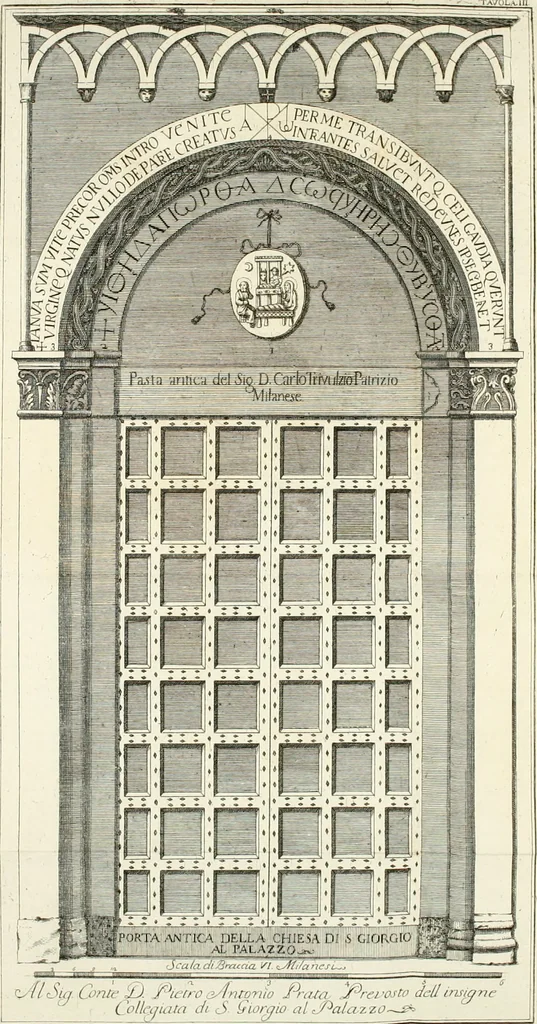 An illustration from Spiegazione e riflessioni del P. Giuseppe Allegranza domenicano sopra alcuni sacri monumenti antichi di Milano, 1757, leaf 215