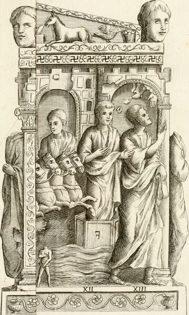 An illustration from Spiegazione e riflessioni del P. Giuseppe Allegranza domenicano sopra alcuni sacri monumenti antichi di Milano, 1757, leaf 218