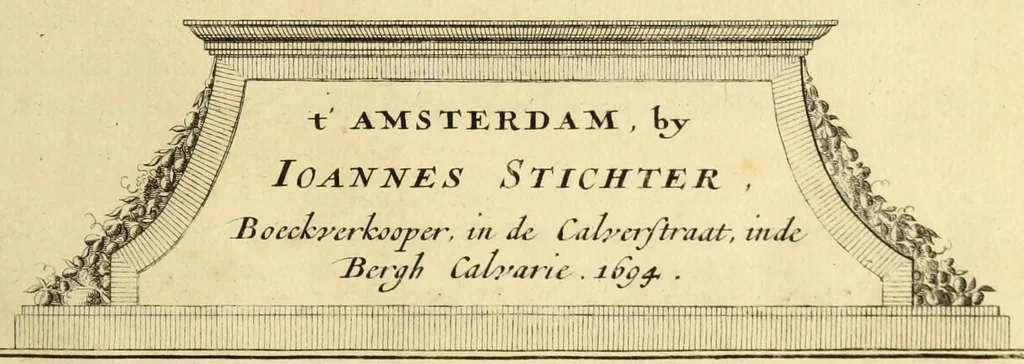 An illustration from Spiegel om wel te sterven : aanwyzende met beeltenissen van het Lyden onses zaligmaakers Jesu Christi : alles wat een zieke moet doen om gelukkig te sterven ... : door den vader David De La Vigne, Recolet, 1694, leaf 7