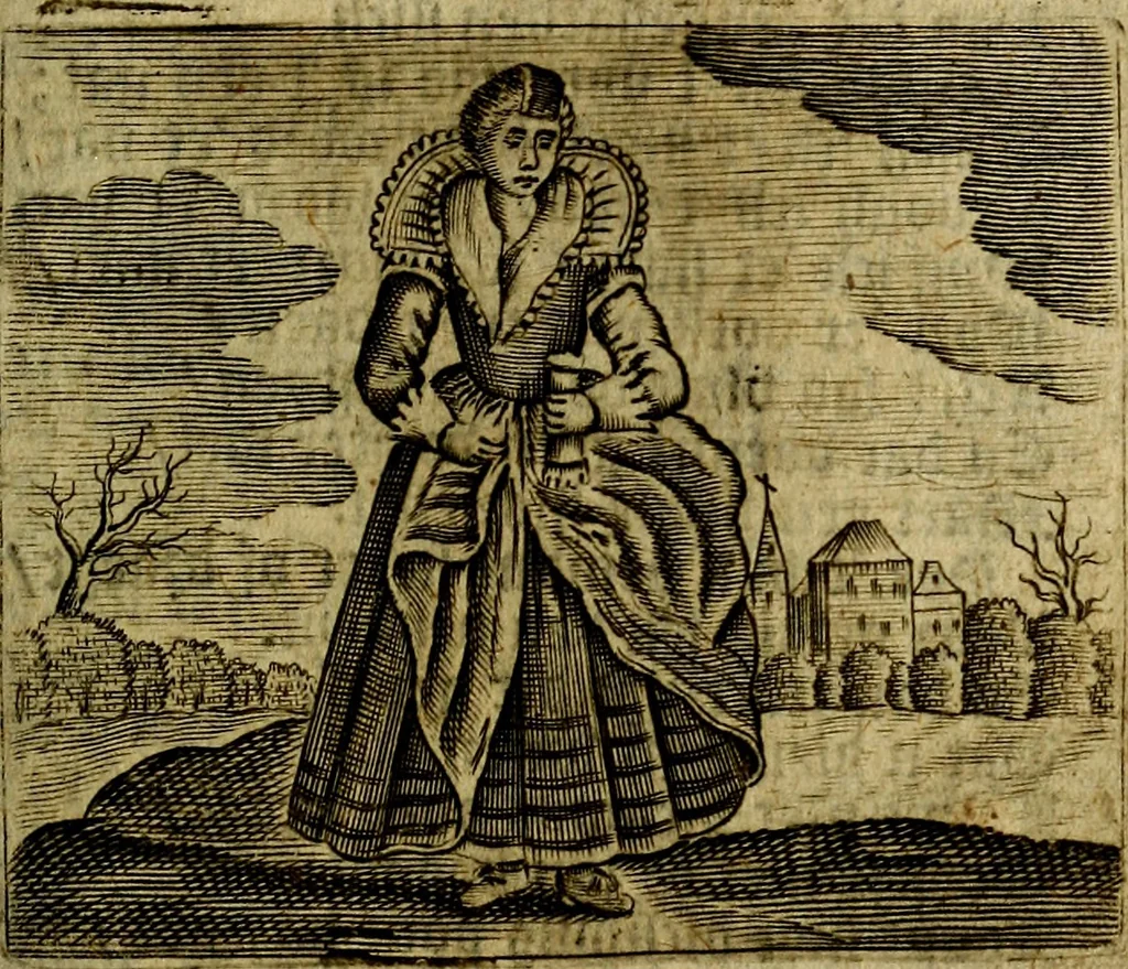 An illustration from Spiegel van den Ouden en Nieuwen Tydt, : bestaande uyt spreekwoorden, ontleent van de voorige en jegenwoordige eeuwe, verlustiget door meenigte van sinnebeelden, met gedichten en prenten daar op passende. : Vermeerdert met groote meenigte van spreekwoorden, door geheel het werk, met byvoeginge van nieuwe platen eu gedichten : alles in de nederlandsche tale ten gerieve van de liefhebbers der zelver,, 1690, leaf 110