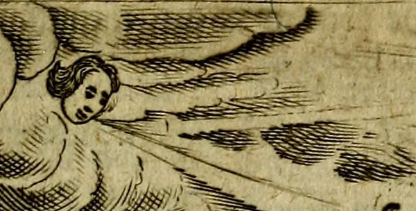 An illustration from Spiegel van den Ouden en Nieuwen Tydt, : bestaande uyt spreekwoorden, ontleent van de voorige en jegenwoordige eeuwe, verlustiget door meenigte van sinnebeelden, met gedichten en prenten daar op passende. : Vermeerdert met groote meenigte van spreekwoorden, door geheel het werk, met byvoeginge van nieuwe platen eu gedichten : alles in de nederlandsche tale ten gerieve van de liefhebbers der zelver,, 1690, leaf 318