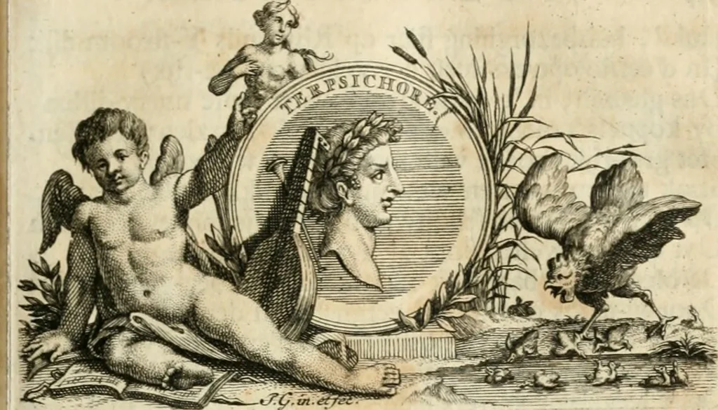 An illustration from H.L. Spieghels Hertspeighel en andere zedeschriften : met verscheidene nooit gedrukte stukken verrijkt, en door aenteekeningen opgeheldert, 1723, leaf 166