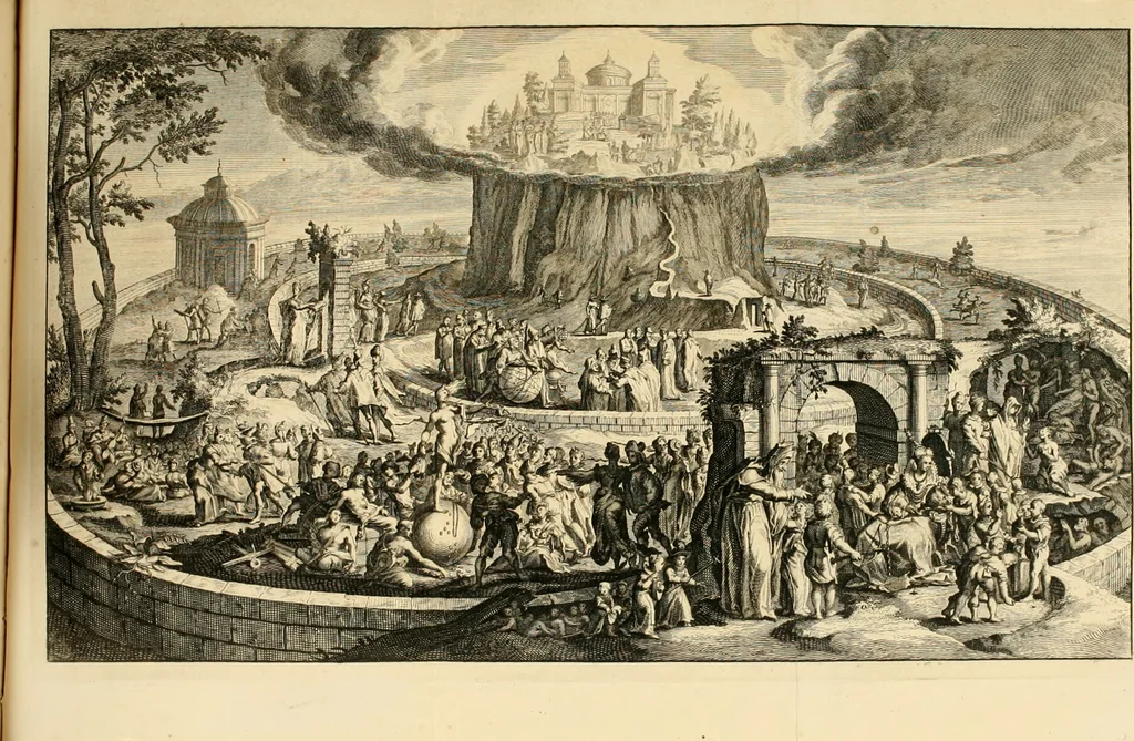 An illustration from H.L. Spieghels Hertspeighel en andere zedeschriften : met verscheidene nooit gedrukte stukken verrijkt, en door aenteekeningen opgeheldert, 1723, leaf 409