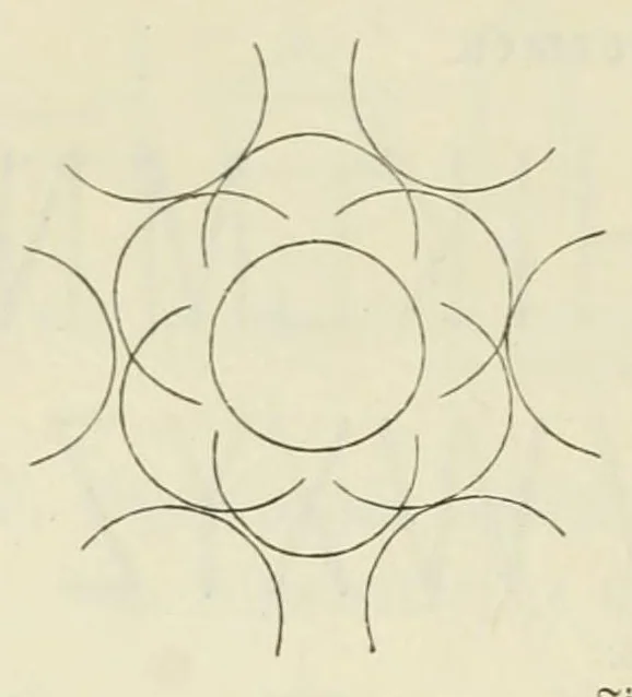 An illustration from Spiel und Arbeit, bildende Arbeiten und unterhaltende Spiele für Knaben und Mädchen nach Fröbelschen Grundsatzen bearbeitet, 1900, leaf 90
