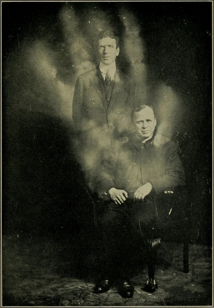 An illustration from Spiritism and common sense, 1922, leaf 160