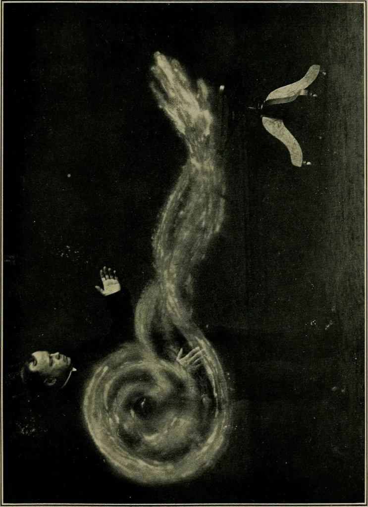 An illustration from Spiritism and common sense, 1922, leaf 80