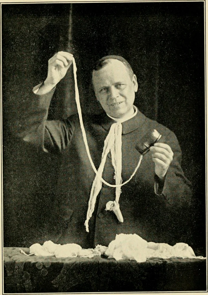 An illustration from Spiritism and common sense, 1922, leaf 138