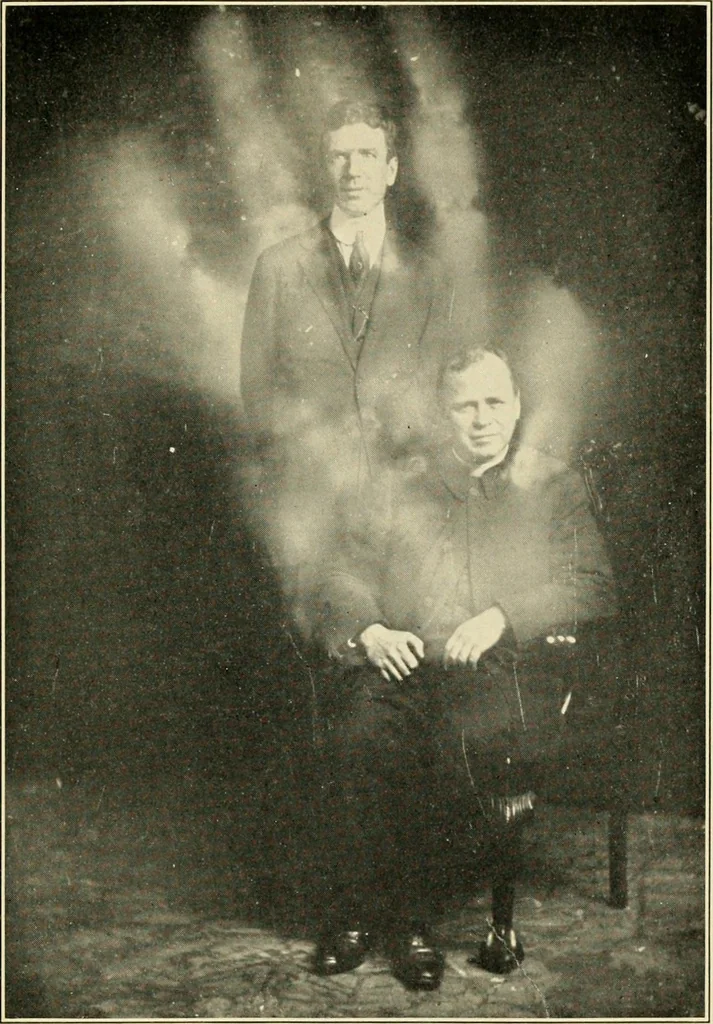 An illustration from Spiritism and common sense, 1922, leaf 160
