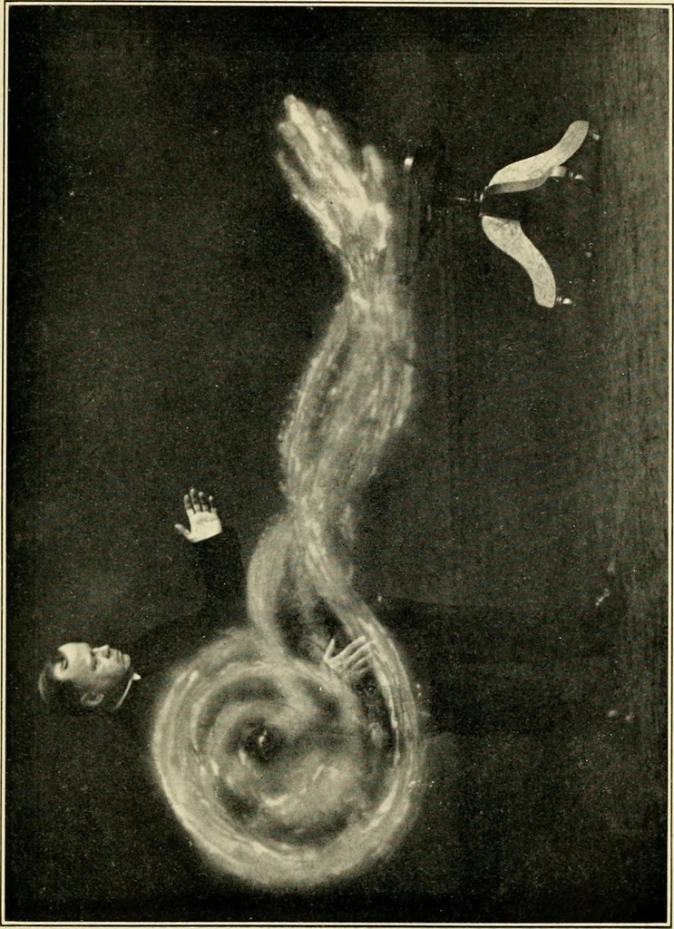 An illustration from Spiritism and common sense, 1922, leaf 80