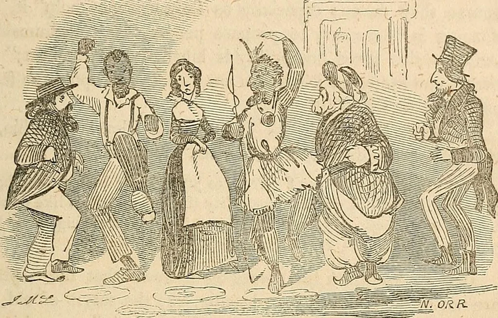 An illustration from Spirit rapping unveiled! : An exposé of the origin, history, theology and philosophy of certain alleged communications from the spirit world, by means of "spirit rapping," "medium writing," "physical demonstrations," etc. With illustrations., 1853, leaf 86