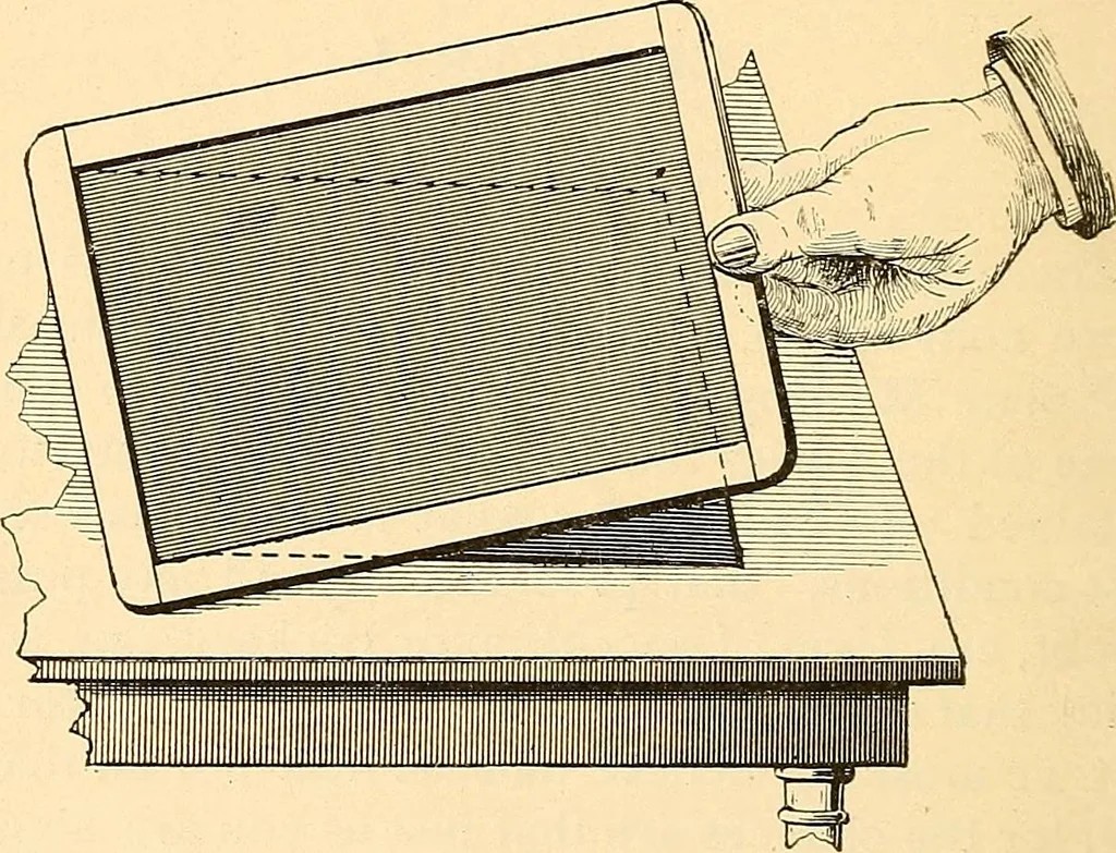 An illustration from Spirit slate writing and kindred phenomena, 1898, leaf 17