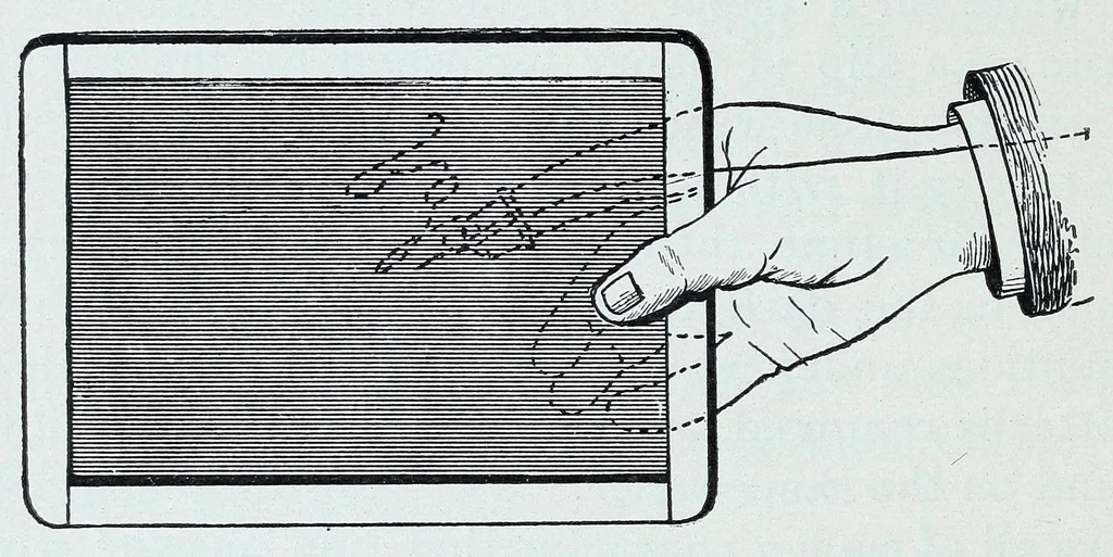 An illustration from Spirit slate writing and kindred phenomena, 1898, leaf 32