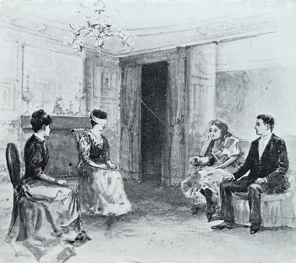 An illustration from Spirit slate writing and kindred phenomena, 1898, leaf 82