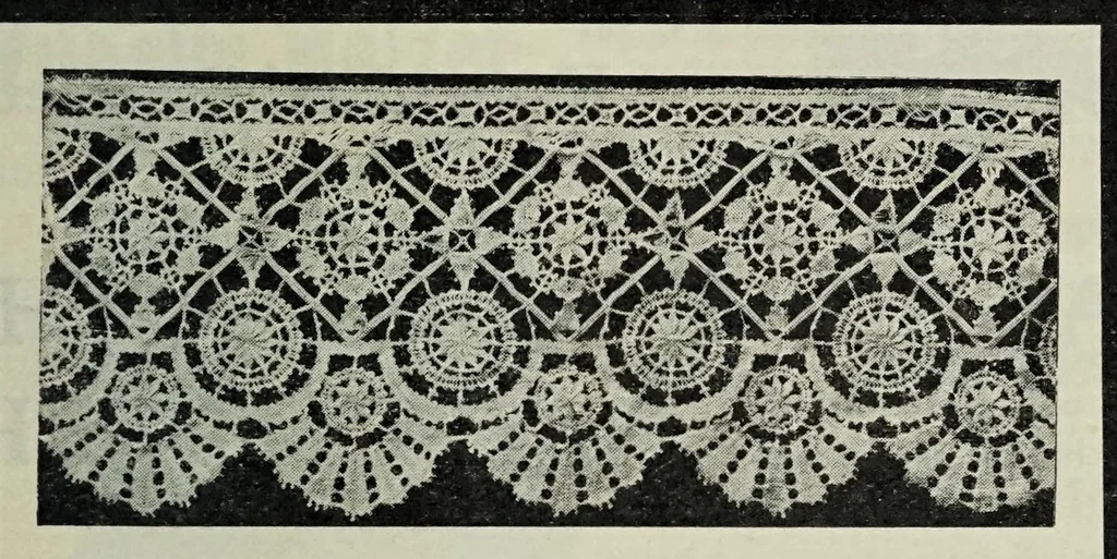 An illustration from Spitzen- und Porträt-Ausstellung, Wien, 1906 : zu Gunsten des Maria-Josephinums und des Maria Theresia-Frauen-Hospitales : Katalog, vom 24. März bis 6. Mai 1906 im K. K. Österr. Museum für Kunst und Industrie, 1906, leaf 225