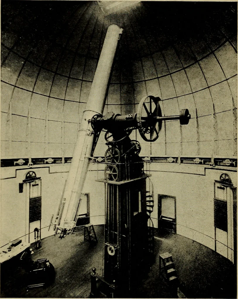An illustration from Splendors of the sky, 1919, leaf 1