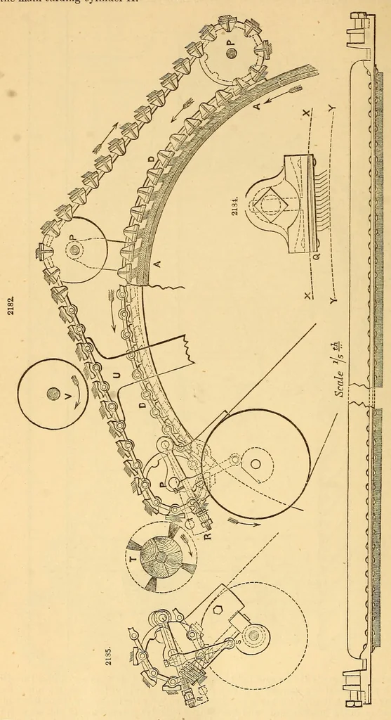 An illustration from Spons' dictionary of engineering, civil, mechanical, military, and naval; with technical terms in French, German, Italian, and Spanish, 1871, leaf 346