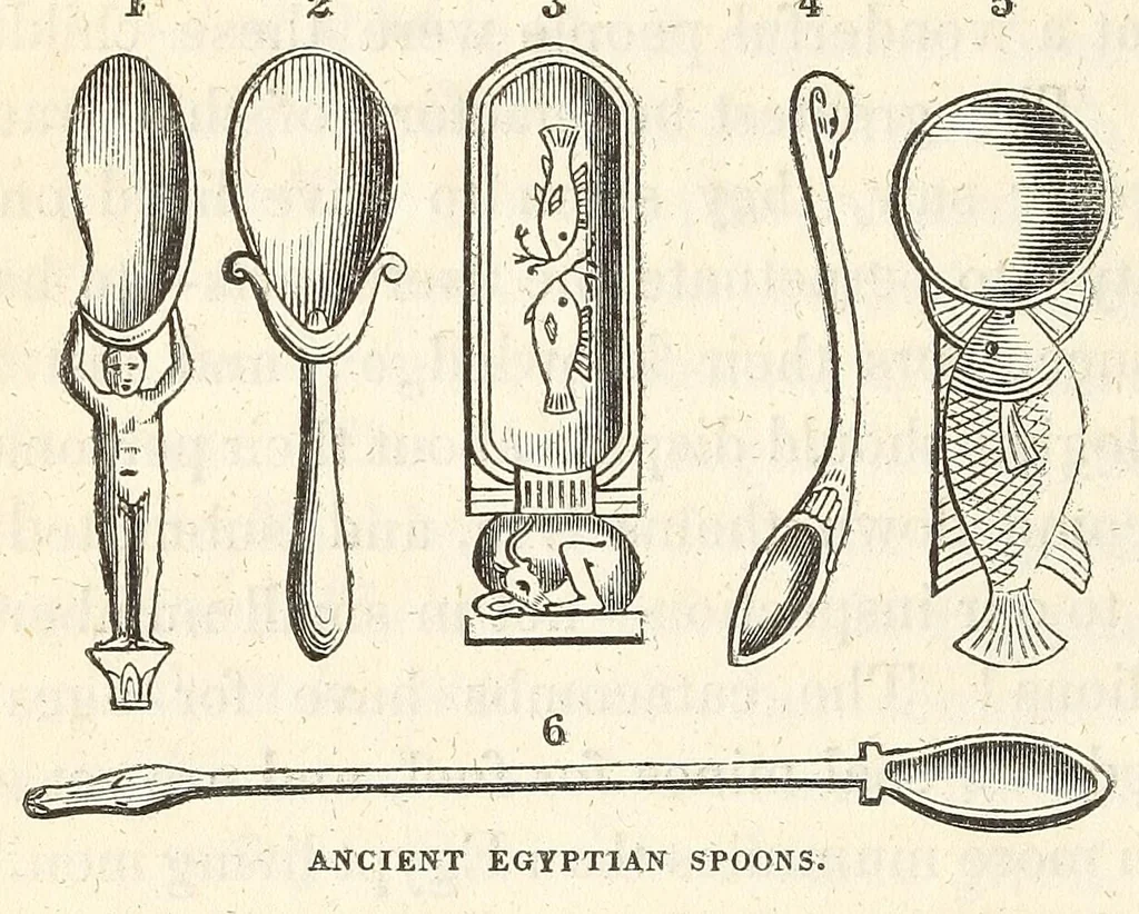 An illustration from The spoon; with upwards of one hundred illustrations, primitive, Egyptian, Roman, mediaeval, and modern, 1845, leaf 144
