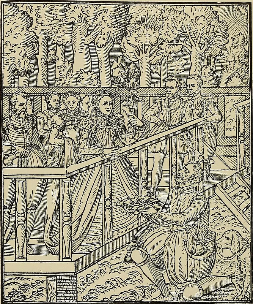 An illustration from Sport in art; an iconography of sport during four hundred years from the beginning of the fifteenth of the end of the eighteenth centuries, 1913, leaf 134