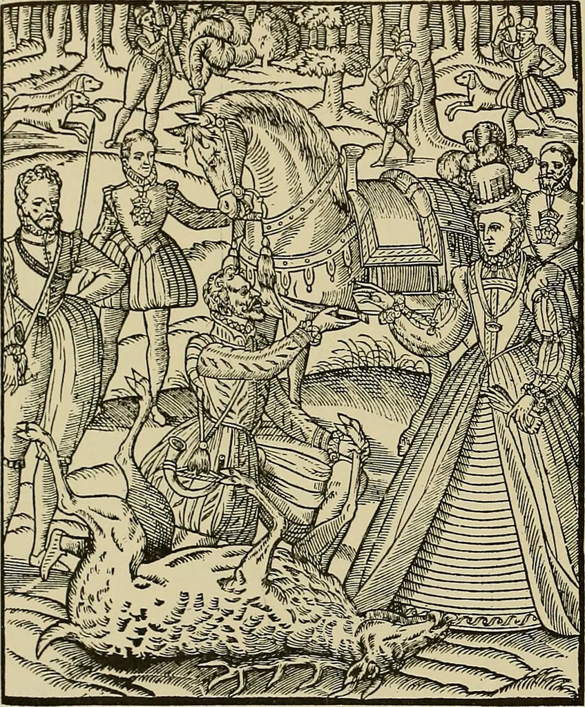 An illustration from Sport in art; an iconography of sport during four hundred years from the beginning of the fifteenth of the end of the eighteenth centuries, 1913, leaf 137