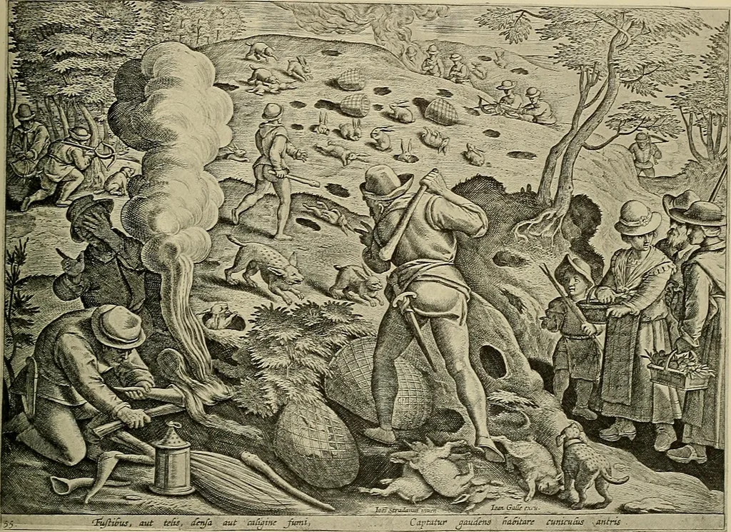 An illustration from Sport in art; an iconography of sport during four hundred years from the beginning of the fifteenth of the end of the eighteenth centuries, 1913, leaf 164