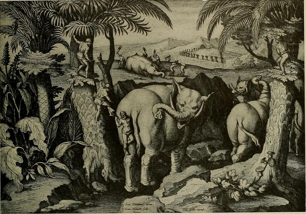 An illustration from Sport in art; an iconography of sport during four hundred years from the beginning of the fifteenth of the end of the eighteenth centuries, 1913, leaf 170