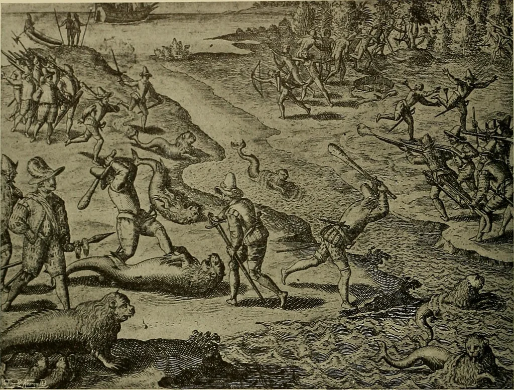 An illustration from Sport in art; an iconography of sport during four hundred years from the beginning of the fifteenth of the end of the eighteenth centuries, 1913, leaf 199