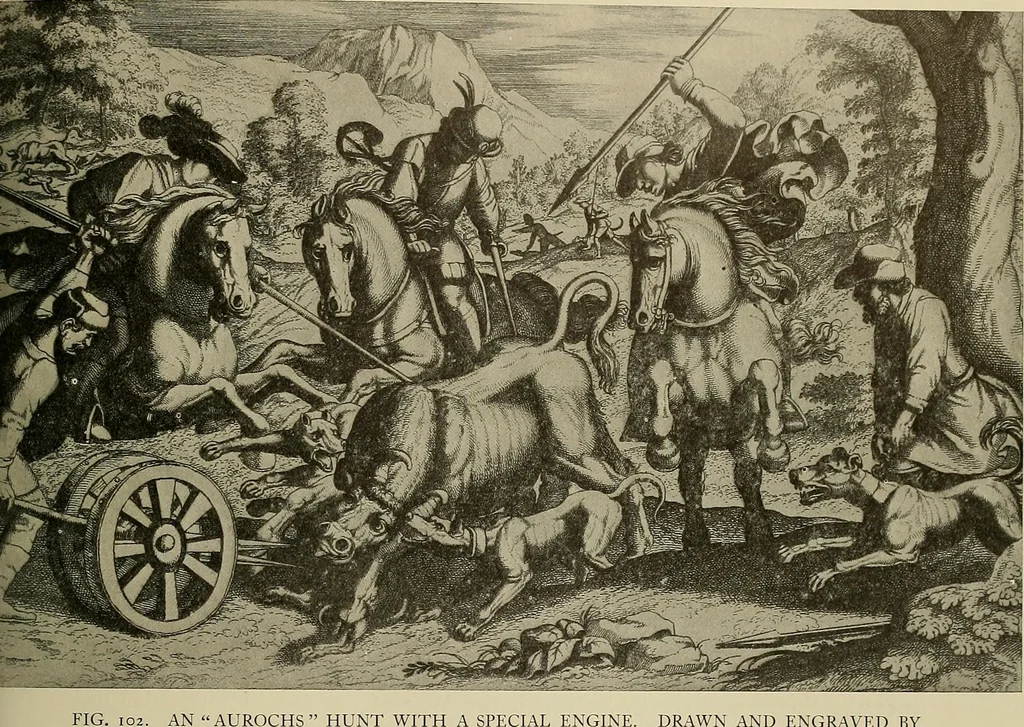An illustration from Sport in art; an iconography of sport during four hundred years from the beginning of the fifteenth of the end of the eighteenth centuries, 1913, leaf 206