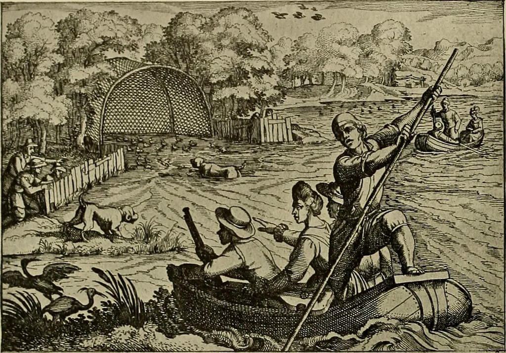 An illustration from Sport in art; an iconography of sport during four hundred years from the beginning of the fifteenth of the end of the eighteenth centuries, 1913, leaf 207