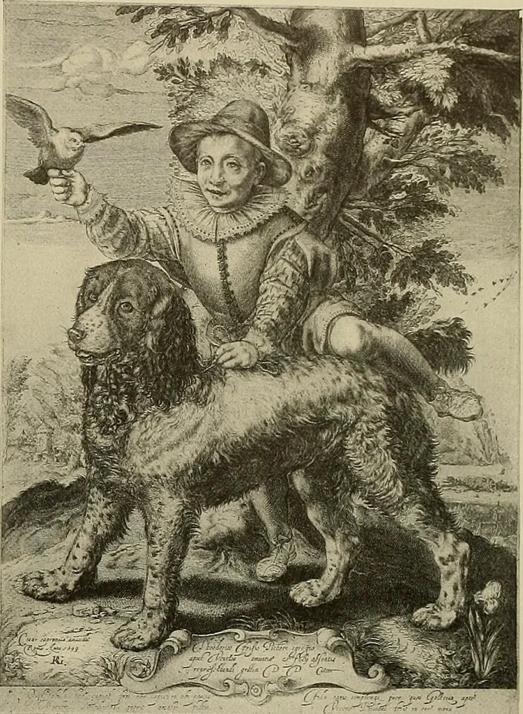 An illustration from Sport in art; an iconography of sport during four hundred years from the beginning of the fifteenth of the end of the eighteenth centuries, 1913, leaf 212