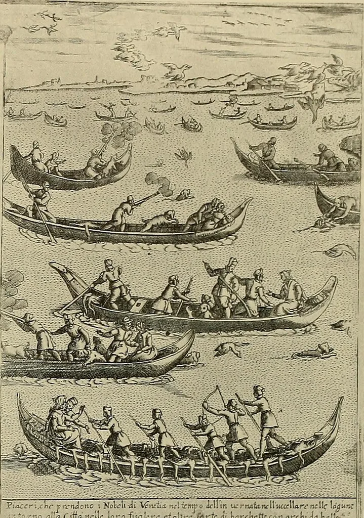 An illustration from Sport in art; an iconography of sport during four hundred years from the beginning of the fifteenth of the end of the eighteenth centuries, 1913, leaf 232