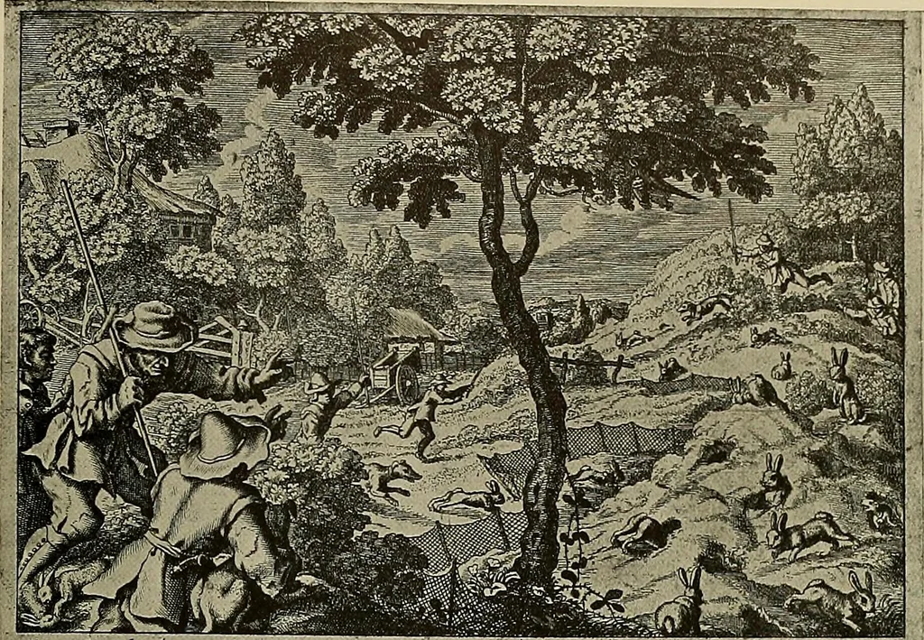 An illustration from Sport in art; an iconography of sport during four hundred years from the beginning of the fifteenth of the end of the eighteenth centuries, 1913, leaf 240