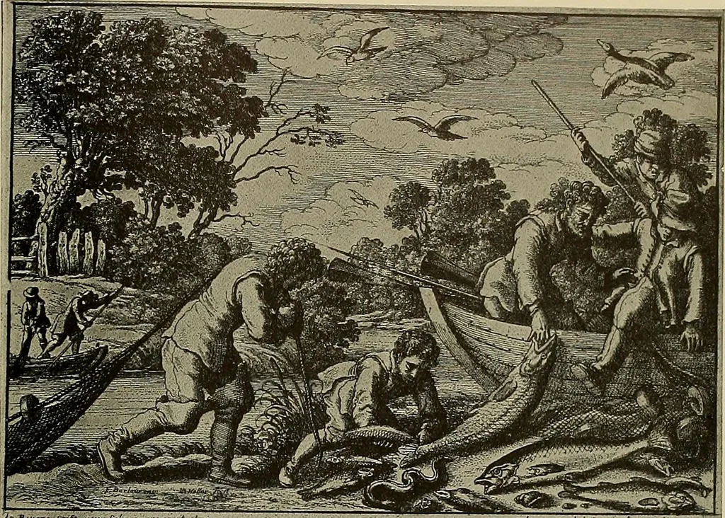 An illustration from Sport in art; an iconography of sport during four hundred years from the beginning of the fifteenth of the end of the eighteenth centuries, 1913, leaf 242