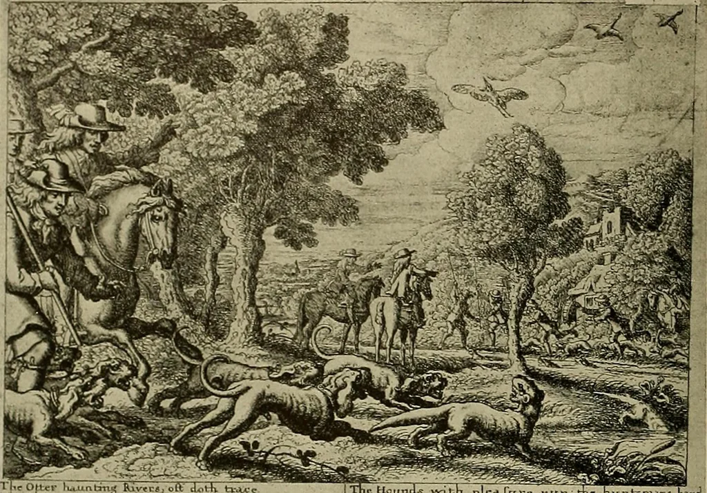 An illustration from Sport in art; an iconography of sport during four hundred years from the beginning of the fifteenth of the end of the eighteenth centuries, 1913, leaf 247