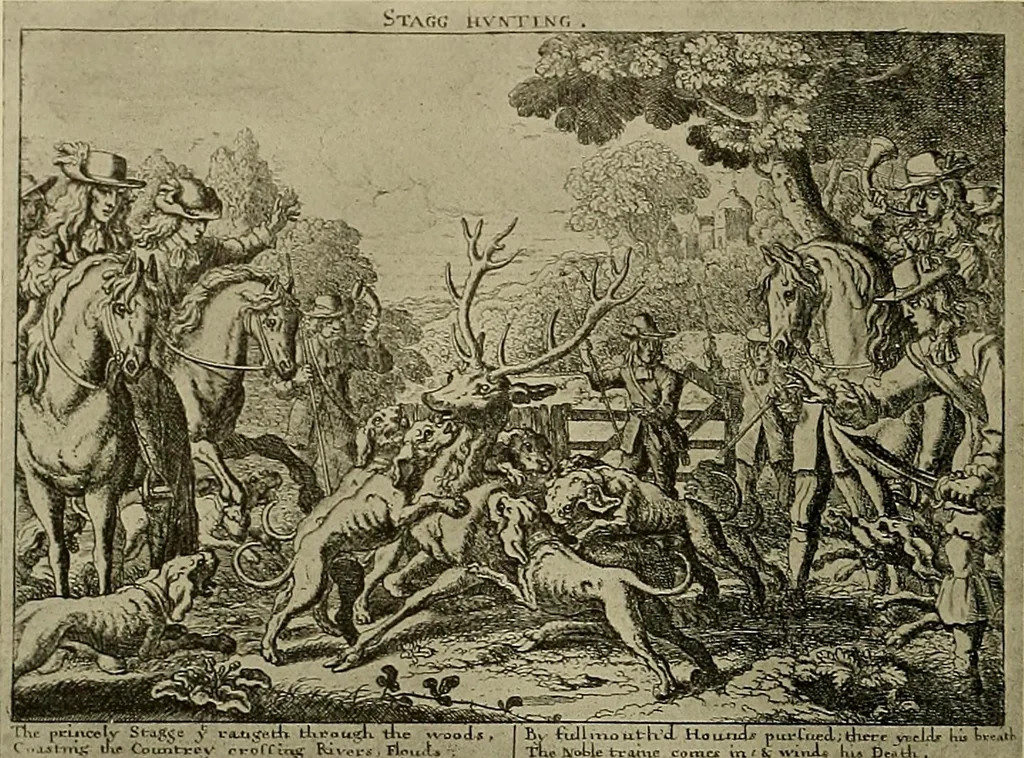 An illustration from Sport in art; an iconography of sport during four hundred years from the beginning of the fifteenth of the end of the eighteenth centuries, 1913, leaf 249