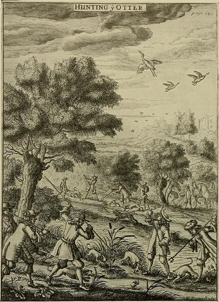 An illustration from Sport in art; an iconography of sport during four hundred years from the beginning of the fifteenth of the end of the eighteenth centuries, 1913, leaf 256