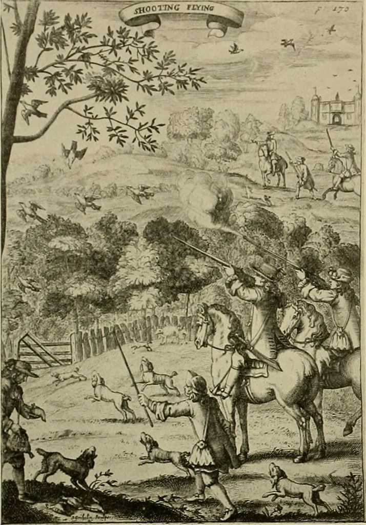 An illustration from Sport in art; an iconography of sport during four hundred years from the beginning of the fifteenth of the end of the eighteenth centuries, 1913, leaf 257