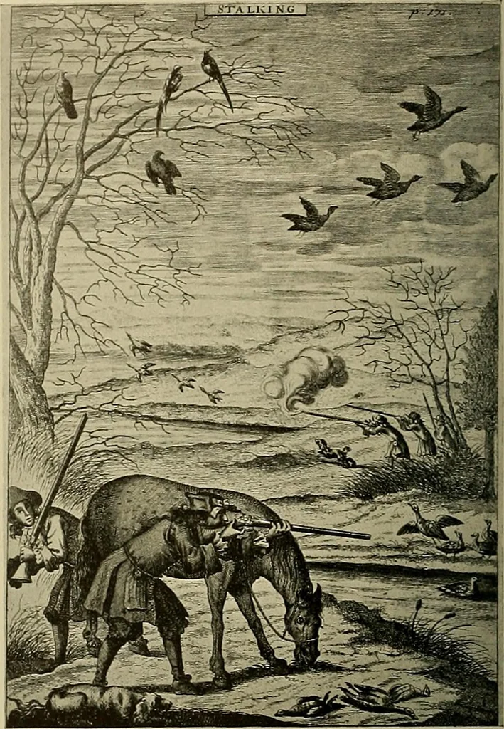 An illustration from Sport in art; an iconography of sport during four hundred years from the beginning of the fifteenth of the end of the eighteenth centuries, 1913, leaf 257