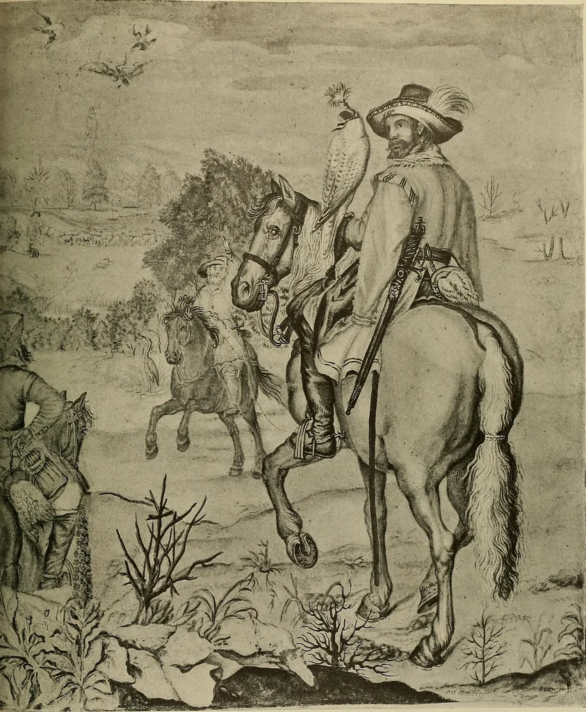 An illustration from Sport in art; an iconography of sport during four hundred years from the beginning of the fifteenth of the end of the eighteenth centuries, 1913, leaf 262