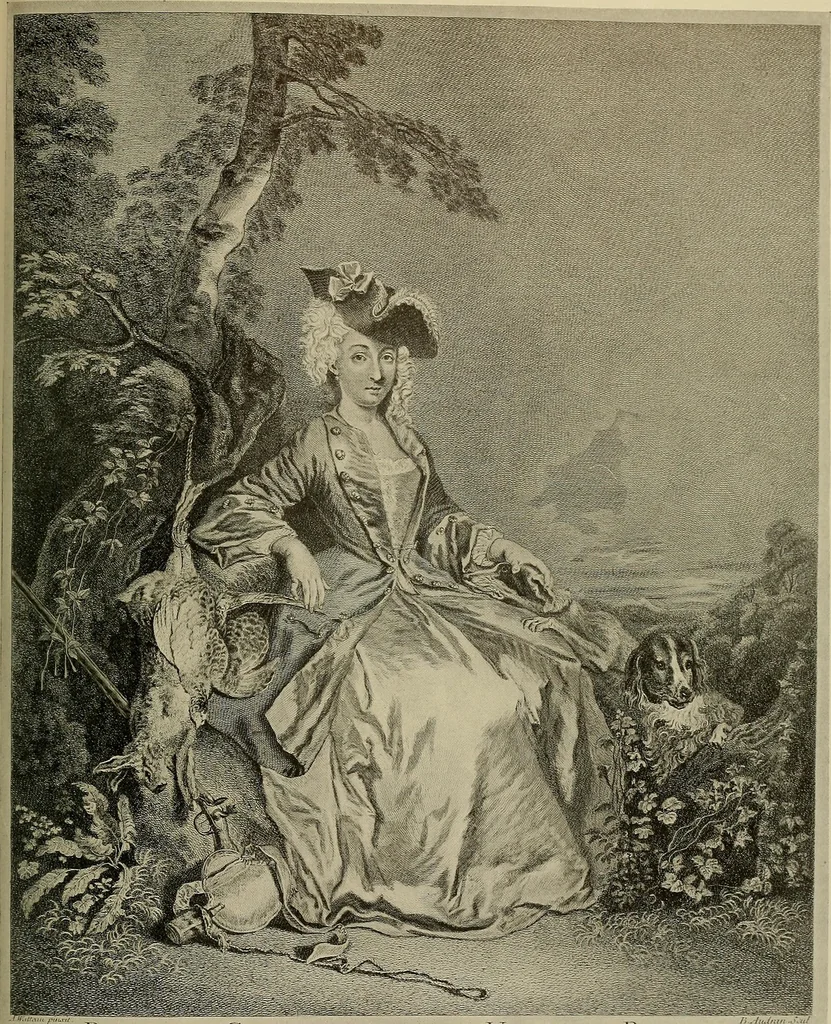 An illustration from Sport in art; an iconography of sport during four hundred years from the beginning of the fifteenth of the end of the eighteenth centuries, 1913, leaf 266