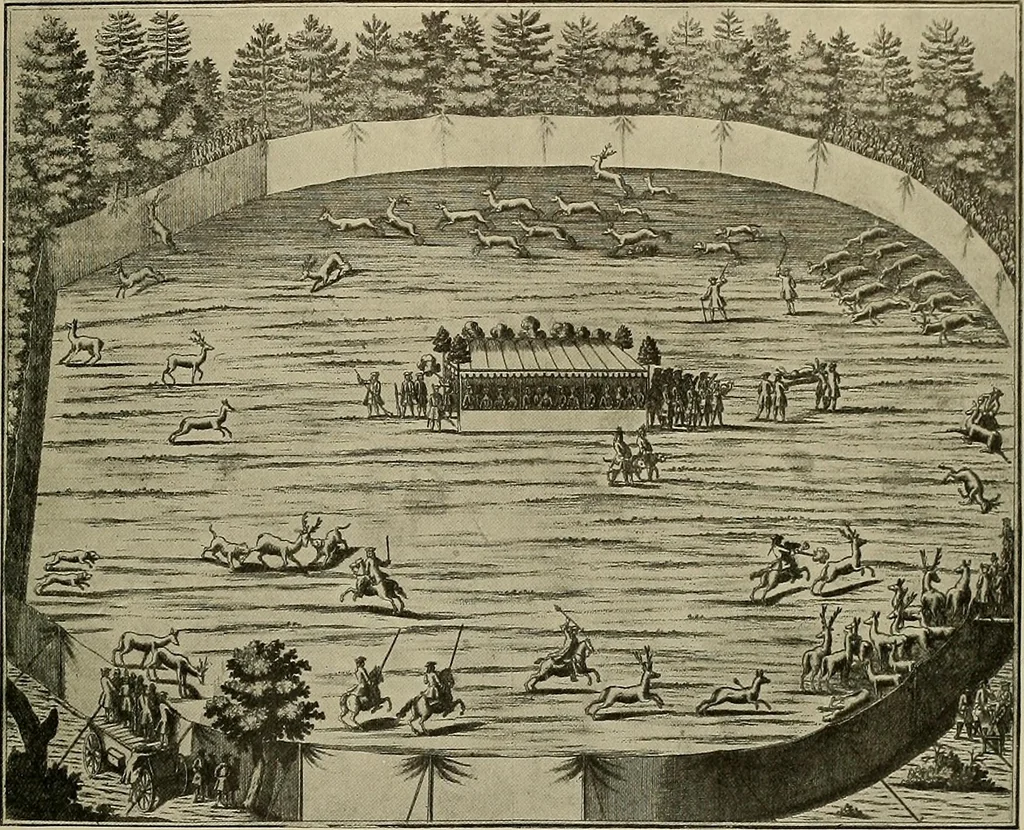 An illustration from Sport in art; an iconography of sport during four hundred years from the beginning of the fifteenth of the end of the eighteenth centuries, 1913, leaf 280