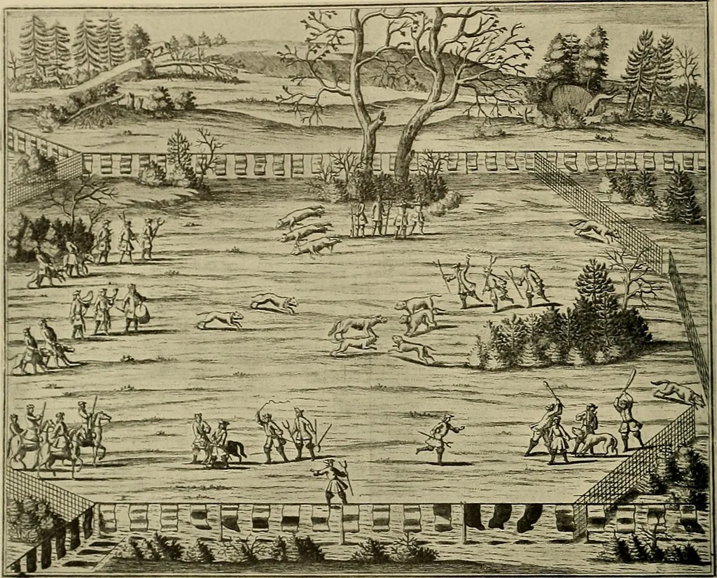 An illustration from Sport in art; an iconography of sport during four hundred years from the beginning of the fifteenth of the end of the eighteenth centuries, 1913, leaf 281