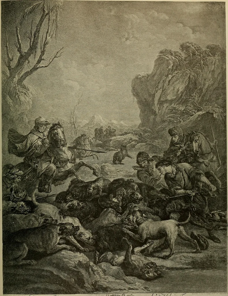 An illustration from Sport in art; an iconography of sport during four hundred years from the beginning of the fifteenth of the end of the eighteenth centuries, 1913, leaf 290