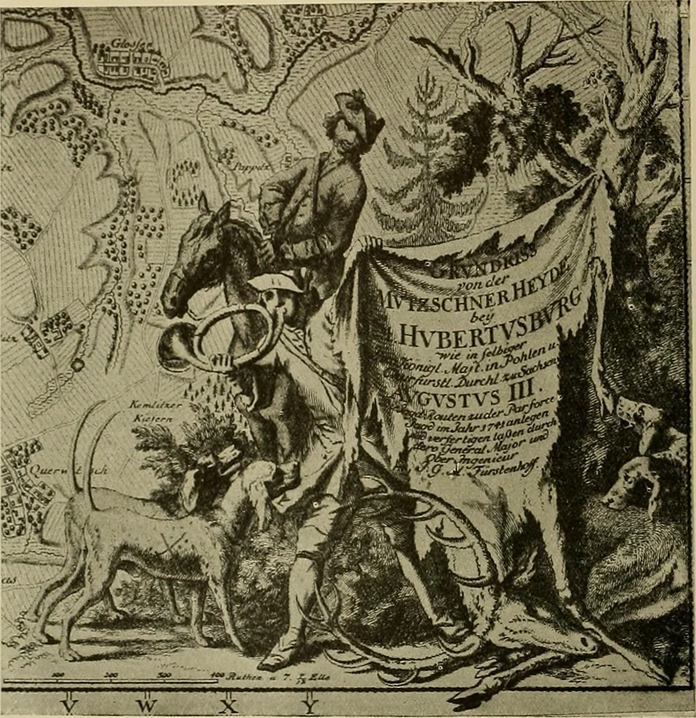 An illustration from Sport in art; an iconography of sport during four hundred years from the beginning of the fifteenth of the end of the eighteenth centuries, 1913, leaf 293