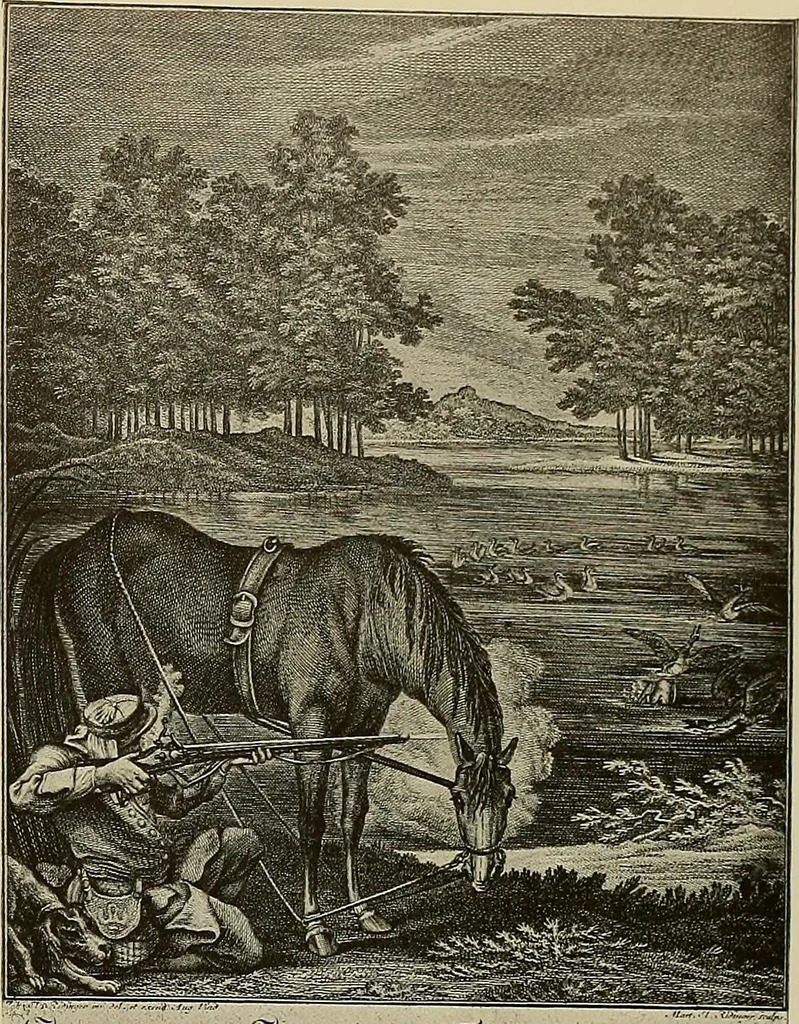 An illustration from Sport in art; an iconography of sport during four hundred years from the beginning of the fifteenth of the end of the eighteenth centuries, 1913, leaf 302