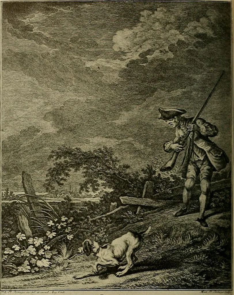 An illustration from Sport in art; an iconography of sport during four hundred years from the beginning of the fifteenth of the end of the eighteenth centuries, 1913, leaf 303