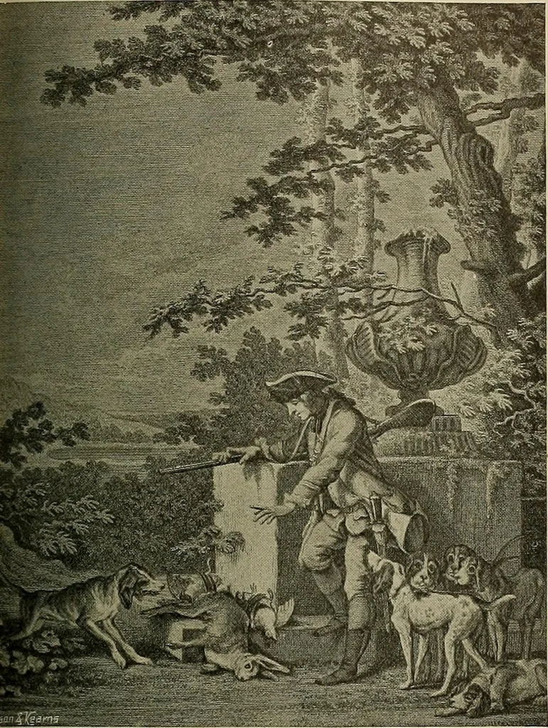 An illustration from Sport in art; an iconography of sport during four hundred years from the beginning of the fifteenth of the end of the eighteenth centuries, 1913, leaf 304